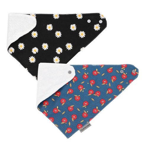 베베슈에뜨 아동용 엠보 극세사 스노우빕 2종 세트