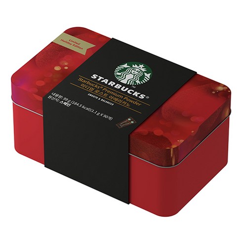 스타벅스 미디엄 로스트 아메리카노 1.1g x 90p + 홀리데이 틴케이스 세트, 미디엄로스트 아메리카노 90T+ 홀리데이 틴케이스