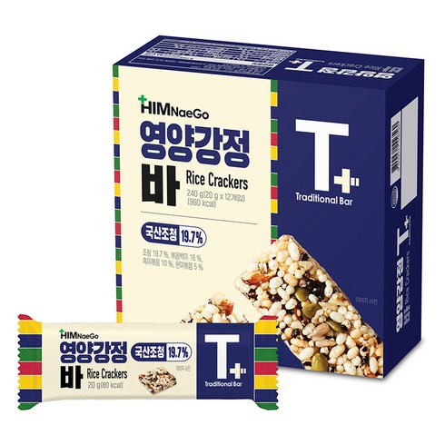 힘내고 영양 강정바 12p, 240g, 1개
