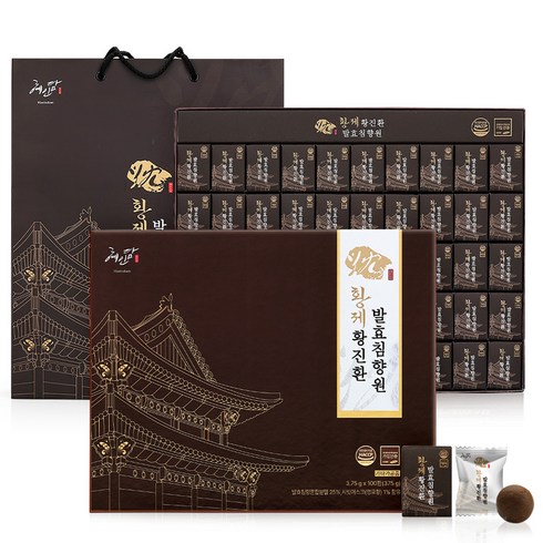 혜인담 황제 황진환 발효침향원 100p + 쇼핑백, 375g, 1세트