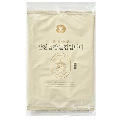 만전김 만전 곱창 돌김 입니다 조미, 20g, 3개