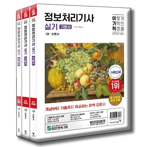 2024 이기적 정보처리기사 실기 기본서 1~3권 세트, 영진닷컴