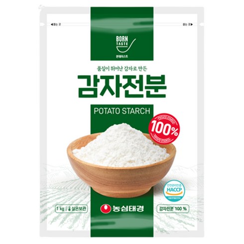 감자전분1kg - 농심태경 본테이스트 100% 감자전분, 1kg, 1개