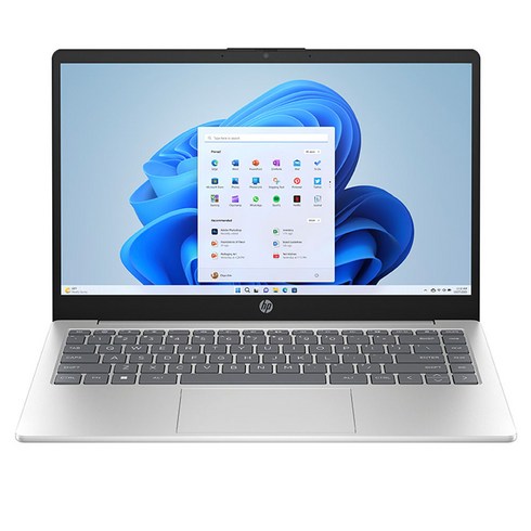 HP 2024 노트북 14 라이젠5 라이젠 7000 시리즈, Natural Silver, 512GB, 8GB, WIN11 Home, 14-em0129AU