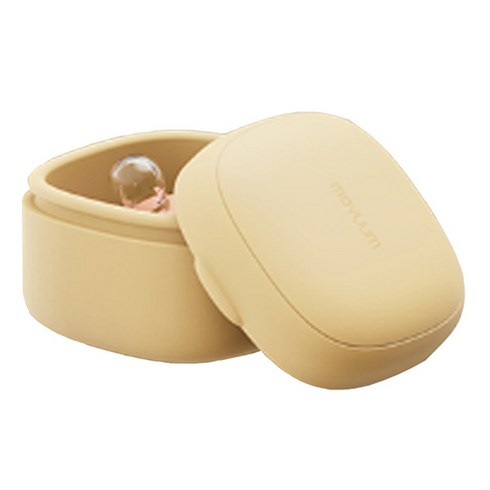 모윰 다용도 실리콘 케이스, 옐로우, 1개