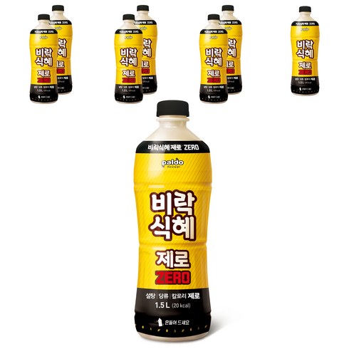 팔도 비락식혜 제로, 8개, 1.5L