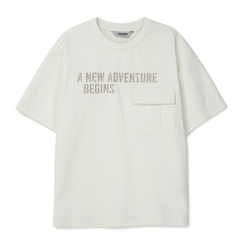 레노마키즈 - 레노마키즈 남아용 그래픽 포인트 반팔 티셔츠 R2425T104