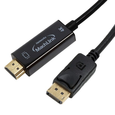 dptohdmi - 마하링크 DP V1.2 to HDMI V2.0 케이블 CP-1615, 1개, 2m