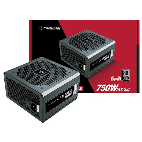 가츠컴퓨터파워750w - 마이크로닉스 CASLON M 750W 80PLUS SILVER 모듈러 ATX 3.0 HP1-750BR-E12S