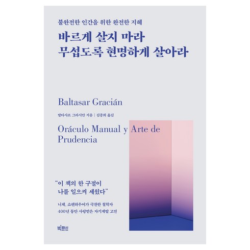 그곳엔부처도갈수없다 - 바르게 살지 마라 무섭도록 현명하게 살아라:불완전한 인간을 위한 완전한 지혜, 빅피시, 발타사르 그라시안