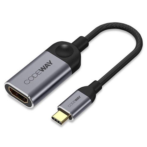 c타입hdmi젠더 - 코드웨이 USB C타입 to HDMI 변환 젠더, LA7124