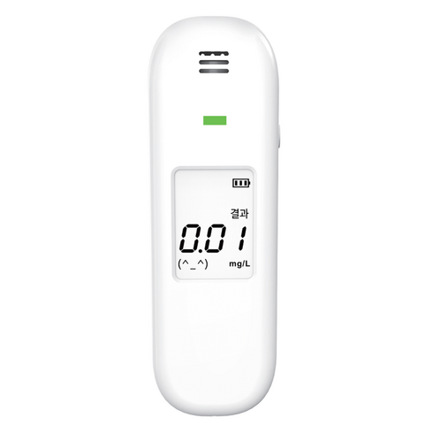 음주측정기 - 캠프365 휴대용 디지털 음주측정기 화이트, 1개