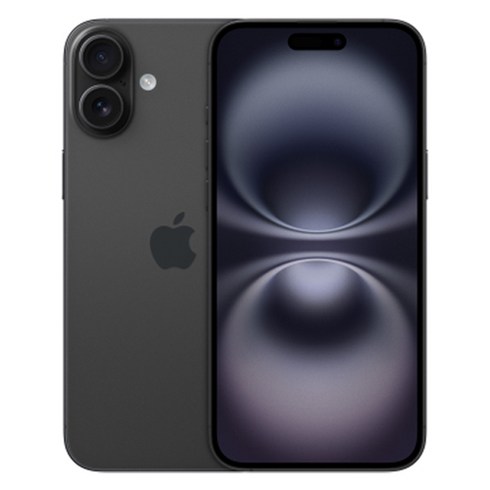 Apple 정품 아이폰 16 Plus 자급제, 블랙, 128GB