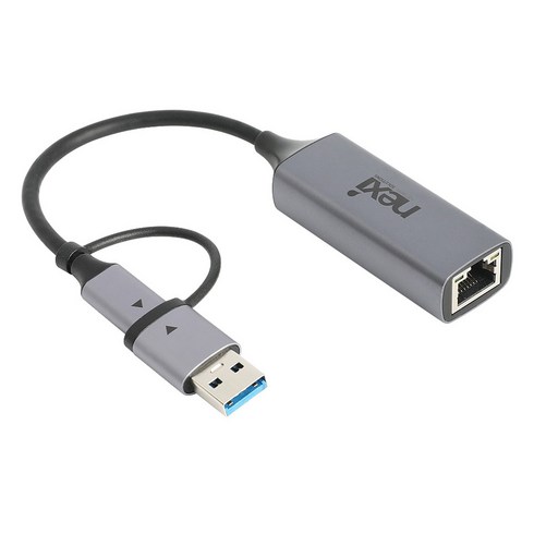 usb유선랜카드 - 넥시 USB3.0 USB3.1 기가비트 유선랜카드, 1개, NX1273