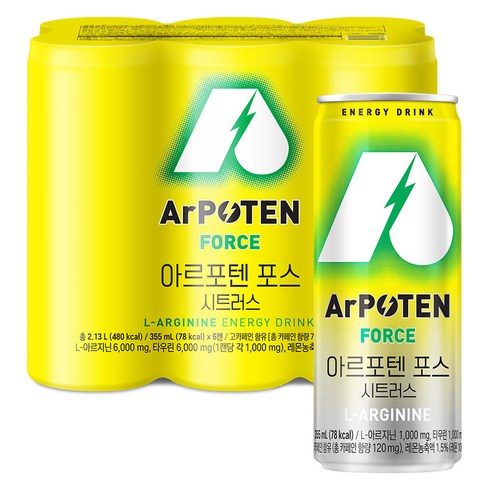 아르포텐 포스 시트러스, 없음, 6개, 355ml