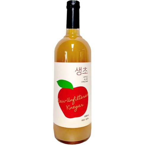 생생초 생초 사과, 1L, 1개