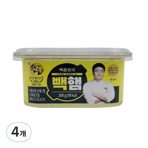 백종원의 빽햄, 200g, 4개
