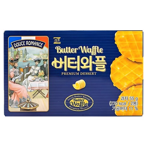 서주 버터와플, 55g, 1개
