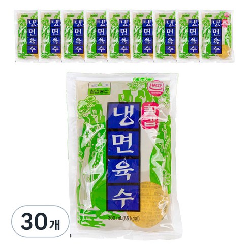 칠갑냉면육수 - 칠갑농산 냉면육수, 30개, 300ml