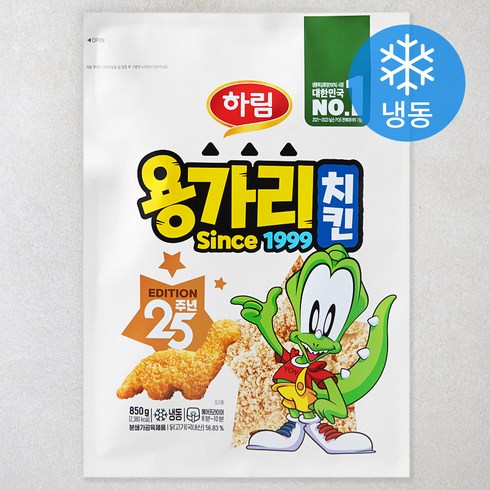 던스덩가리 - 하림 용가리치킨 (냉동), 850g, 1개