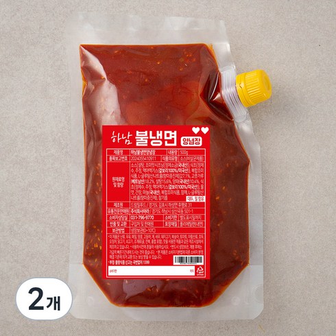 불냉면소스 - 하남 불냉면 양념장, 500g, 2개