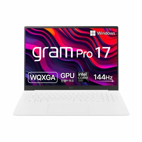 16zd90sp-ex79k - LG전자 그램 Pro 17 코어 울트라7 인텔 Arc, 에센스 화이트, 256GB, 16GB, WIN11 Home, 17Z90SP-GA7CK