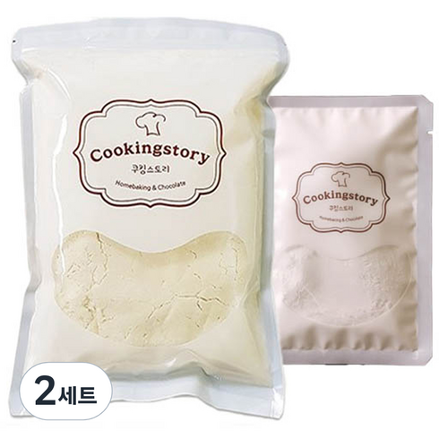 쿠킹스토리 슈크림 붕어빵 만들기 붕어빵 믹스 1kg + 슈크림 믹스 300g 세트, 2세트