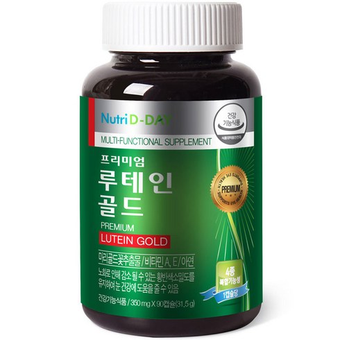 뉴트리디데이 프리미엄 루테인 골드 350mg, 90정, 31.5g, 1개