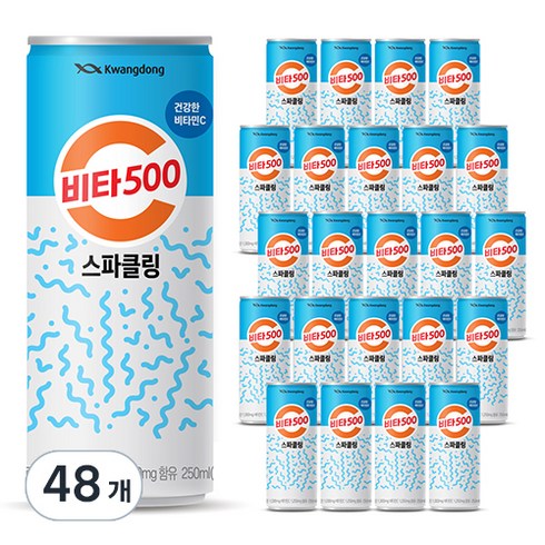 광동 비타500 스파클링, 250ml, 48개