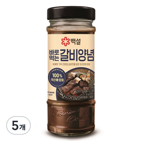 백설갈비양념 - 백설 갈비양념, 5개, 480g