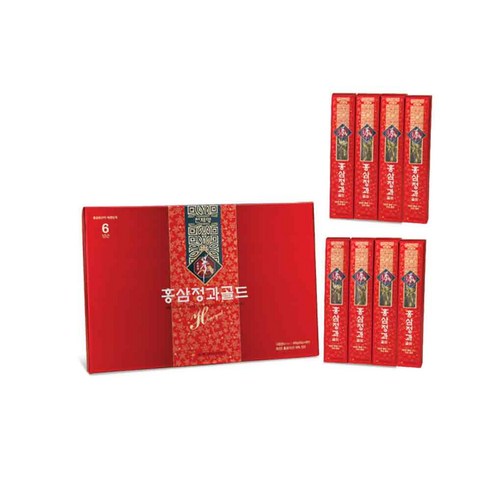 천제명홍삼 홍삼정과 골드 + 쇼핑백, 50g, 8개