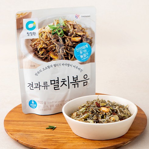 청정원 견과류 멸치볶음, 100g, 1개