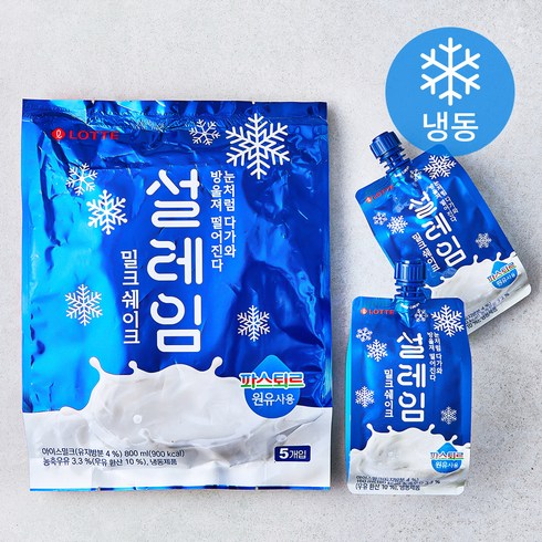 설레임아이스크림 - 롯데 설레임 아이스크림 (냉동), 160ml, 5개