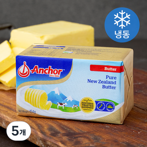 커클랜드버터 - 앵커 버터 (냉동), 454g, 5개