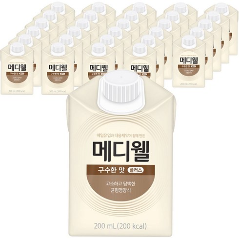 메디웰 구수한맛 플러스, 30개, 200ml