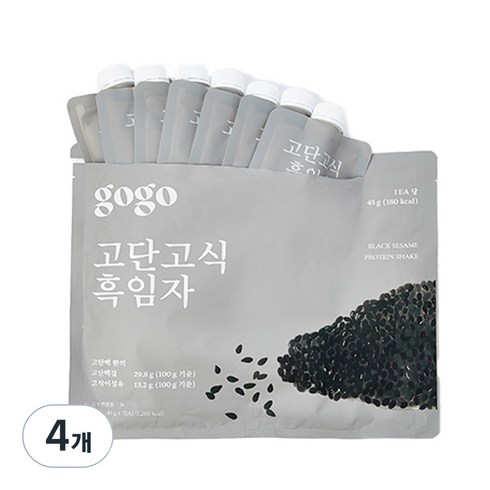 고단고식 흑임자 1세트, 315g, 4개