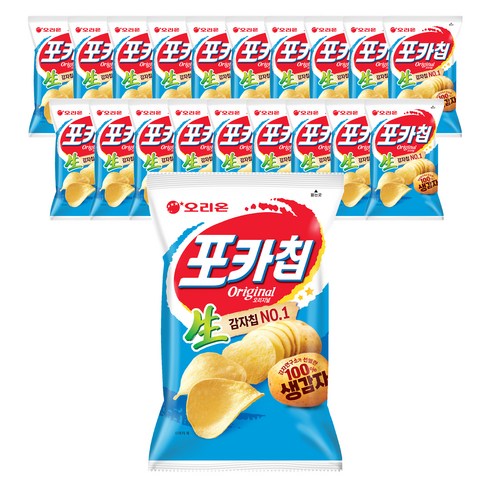 포카칩 - 오리온 포카칩 오리지날, 66g, 20개