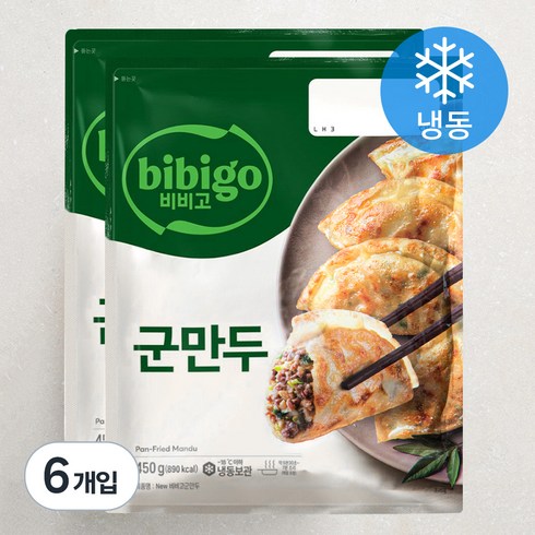 군만두 - 비비고 군만두 (냉동), 450g, 6개입