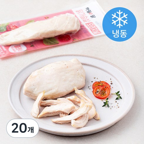 하림이닭 닭가슴살 오리지널 (냉동), 100g, 20개