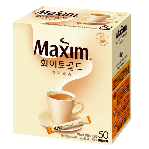 동서 맥심 화이트골드 커피믹스, 11.7g, 50개입, 1개