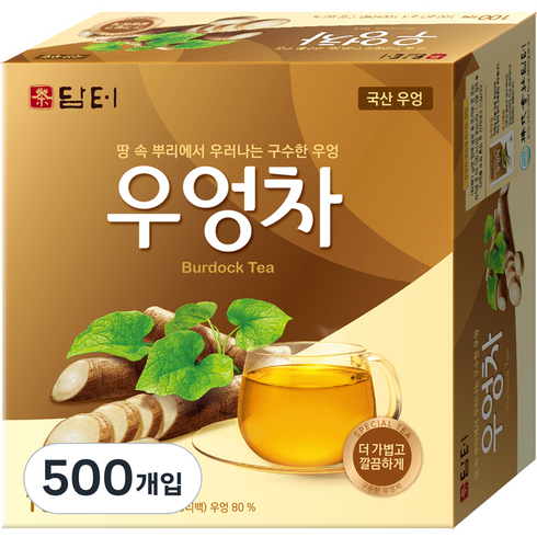 볶아서 구수한 우엉차 50g8 - 담터 우엉차, 1g, 100개입, 5개