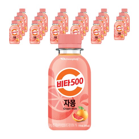 광동제약 비타500 자몽, 24개, 170ml