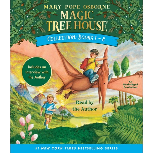 Magic Tree House Collection: Books 1-8 (Audio-CD):Dinosaurs Before Dark the Knight at Dawn Mu..., Listening Library