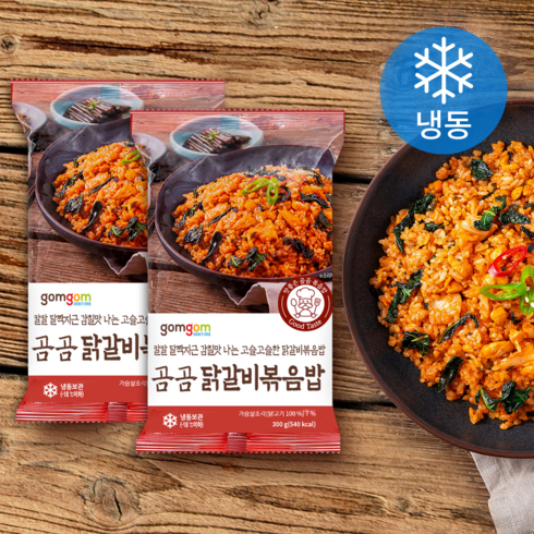 곰곰 닭갈비볶음밥 (냉동), 300g, 2개