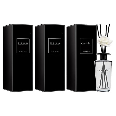 코코도르 블랙에디션 디퓨저, 양재동꽃시장, 500ml, 3개