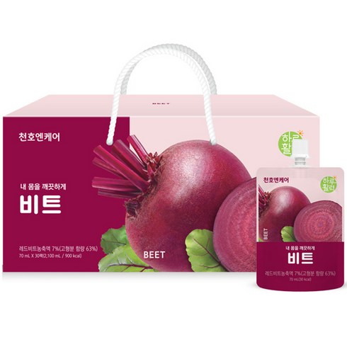 천호엔케어 내 몸을 깨끗하게 비트즙, 70ml, 30개입