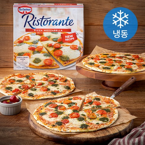리스토란테 모짜렐라 피자 (냉동), 355g, 3개
