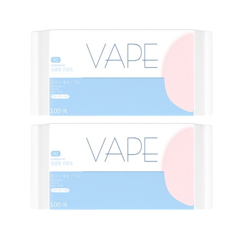 VAPE 일회용 페이스타올 각티슈 100p, 100매, 2개