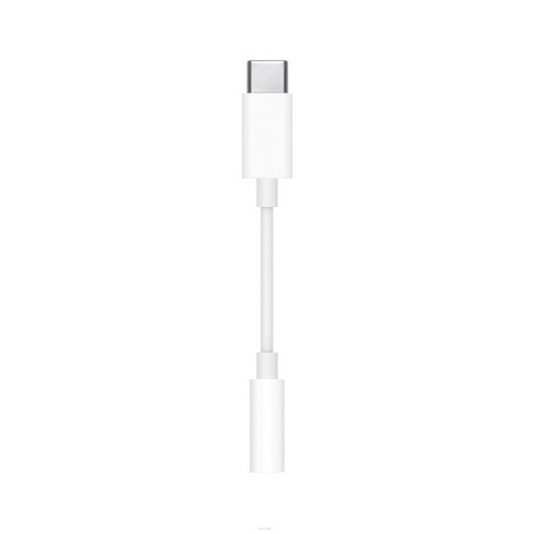 cto3.5 - Apple 정품 USB-C to 3.5 mm Headphone Jack Adapter, 화이트, 1개