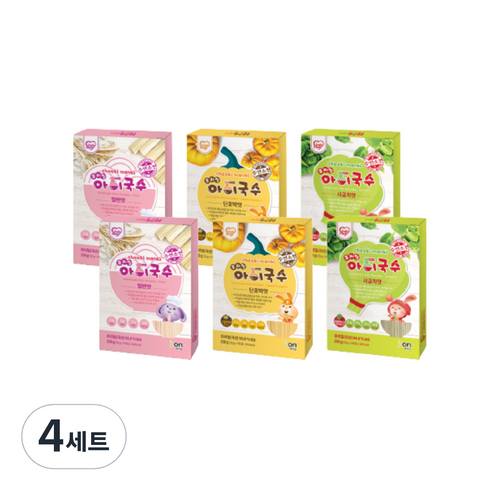 치키몽키 우리밀아이국수 버라이어티 150g x 3종세트, 일반맛, 시금치맛, 단호박맛, 4세트